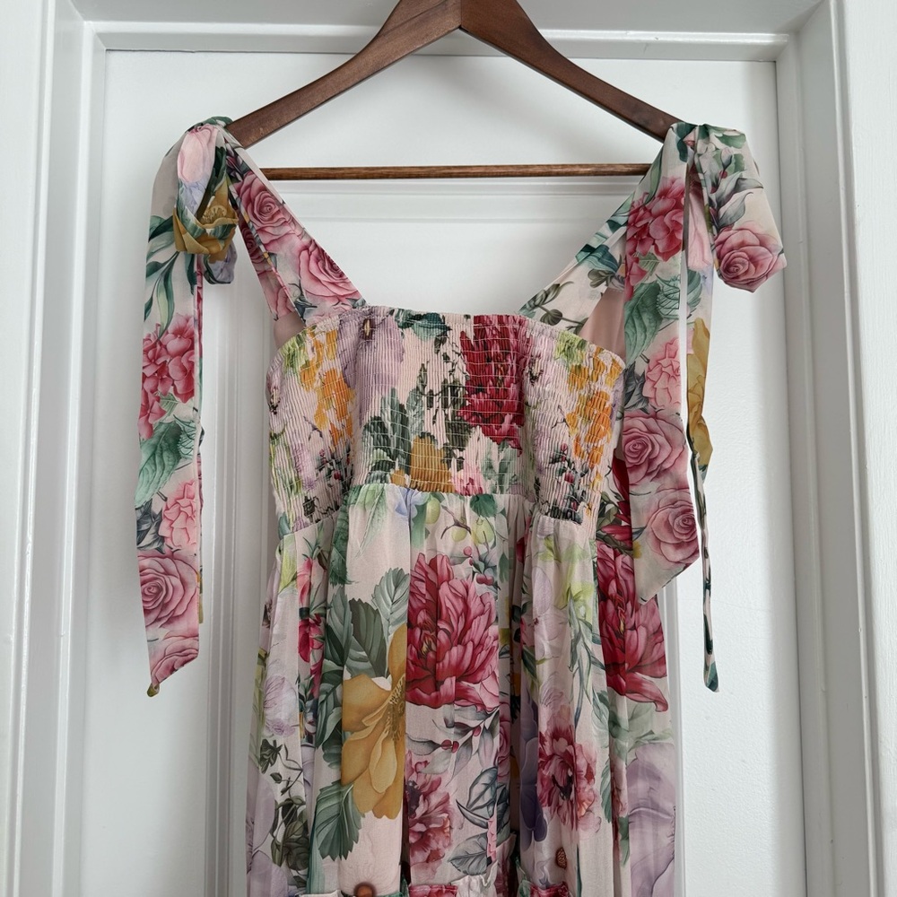 Baltic Born NWT Anita Maxi Dress Blush Stunning Multi Floral Maxi Dress - Picture 5 of 6